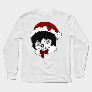 laughing jack christmas chibi Long Sleeve T-Shirt